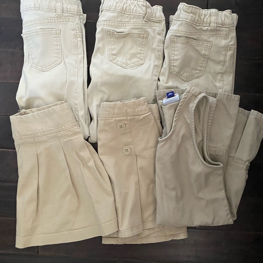 Girls UniformLot  jumper, 2 skorts, 3 pants